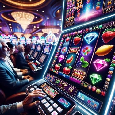 Live casino dealer interacting with players on casion platform
